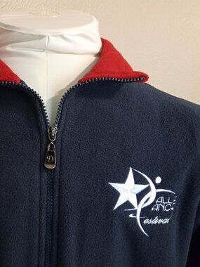Vintage "Dallas Dance Festival" Dance Event Embroidered Fleece Jacket